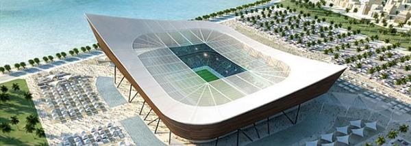 Aspecto que tendrá del estadio Lusalil Iconic de Qatar. Foto: Foster & Partners - elcorreo.com