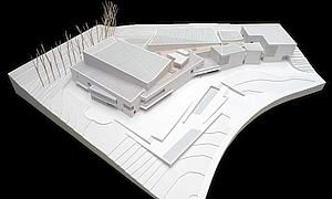 Maqueta del futuro Museo de la Universidad de Navarra.-  www.que.es