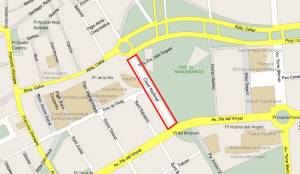 INTELIGENTE. La calle es el primer paso para implementar el sistema en toda la localidad. Clarín.com