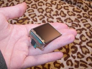 300px-OLEDScreen Prototipo de pantalla OLED de 3,8 cm de diagonal. Wikipedia