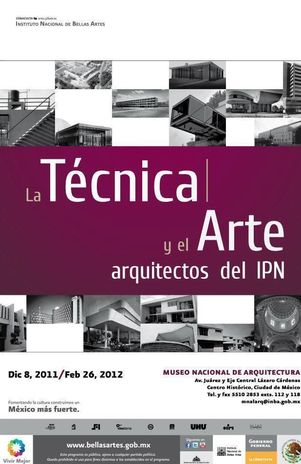 ArquitecturaMexico_get La exposición 'La técnica y el arte, arquitectos del IPN' muestra algunas de las obras más representativas de la arquitectura moderna en México. 26 de enero de 2012 Foto: Conaculta - Terra México