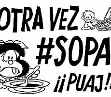 ¡Basta de #SOPA!