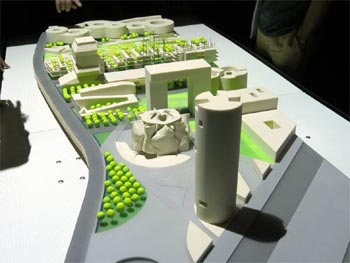 Maqueta del proyecto Sociópolis