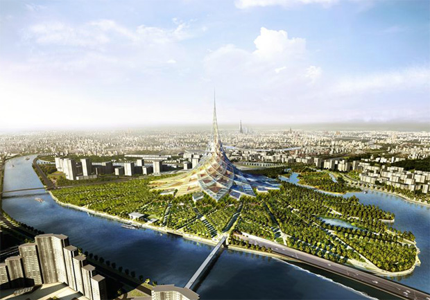 Crystal island, proyecto para Moscú de Foster + Partners - Imagen: Web de Foster + Partners