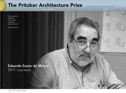 Eduardo Souto de Moura | The Pritzker Architecture Prize Eduardo Souto de Moura, Premio Pritzker 2011