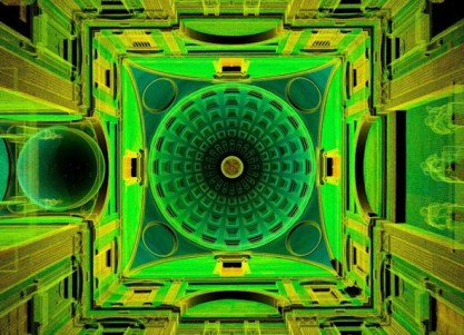 Cúpula de la Sacristía Nueva de San Lorenzo diseñada por Miguel Ángel (Foto: Diapram)