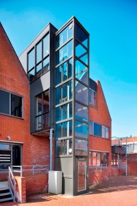 Exterior del elevador doméstico HE3 - Foto Cortesía ThyssenKrupp Encasa