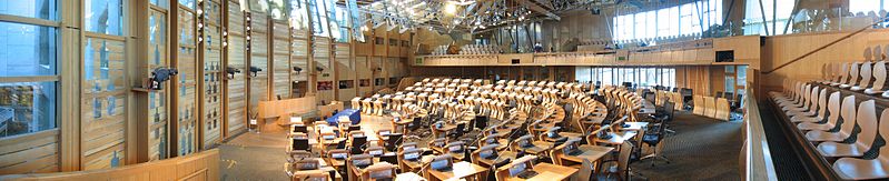Debating chamber of the Scottish Parliament - Wikipedia