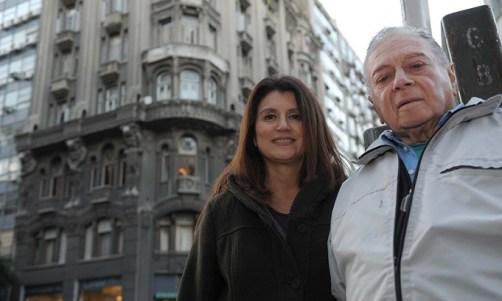 Nidia Marinaro y Rodolfo Livingston, arquitectos. Foto; Télam