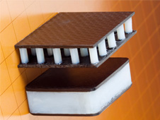 575615main_gelmoisture226 Aerogels are created by removing moisture from a gel while maintaining the gel structure. The resulting material provides very effective insulation. Image credit: NASA.