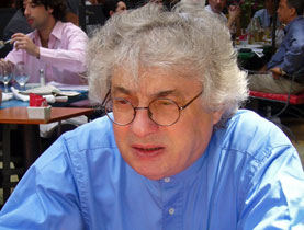 Mario Botta, arquitecto suizo, en un momento de la entrevista con swissinfo en Buenos Aires. () www.swissinfo.ch