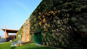 The largest vertical garden in the world on a shopping mall facade in the town of Rozzano, near Milan / AFP - www.news.com.au