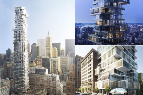 Recreaciones virtuales del 56 Leonard Street de Nueva York. | E.M.