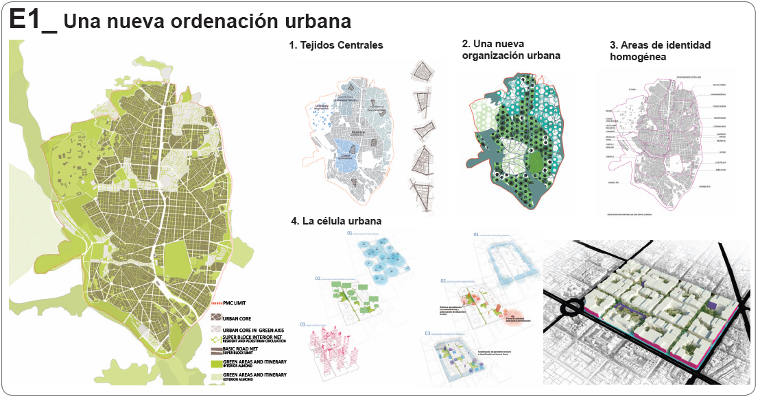 Plan Estratégico para el Área Central: Proyecto Madrid Centro  Madrid, España  José María Ezquiaga Domínguez, Salvador Pérez Arroyo, Juan Herreros Guerra. XII BEAU