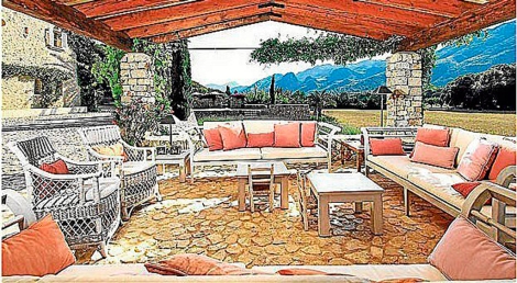 magen del interior de Can Botana, cercana al Port de Pollença.