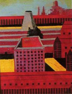 Aldo Rossi, Drawing for San Cataldo Cemetery, Modena, Italy, 1971