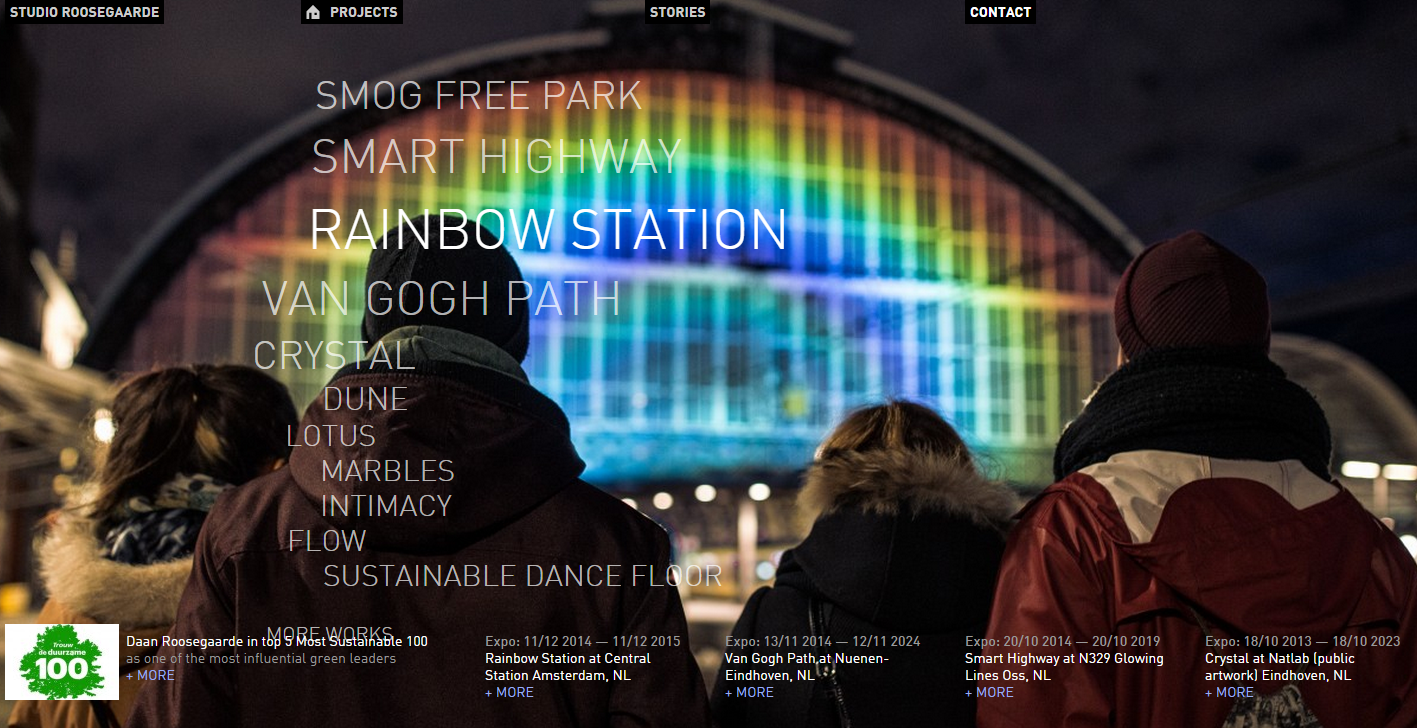 Daan Roosegaarde www.studioroosegaarde.net 