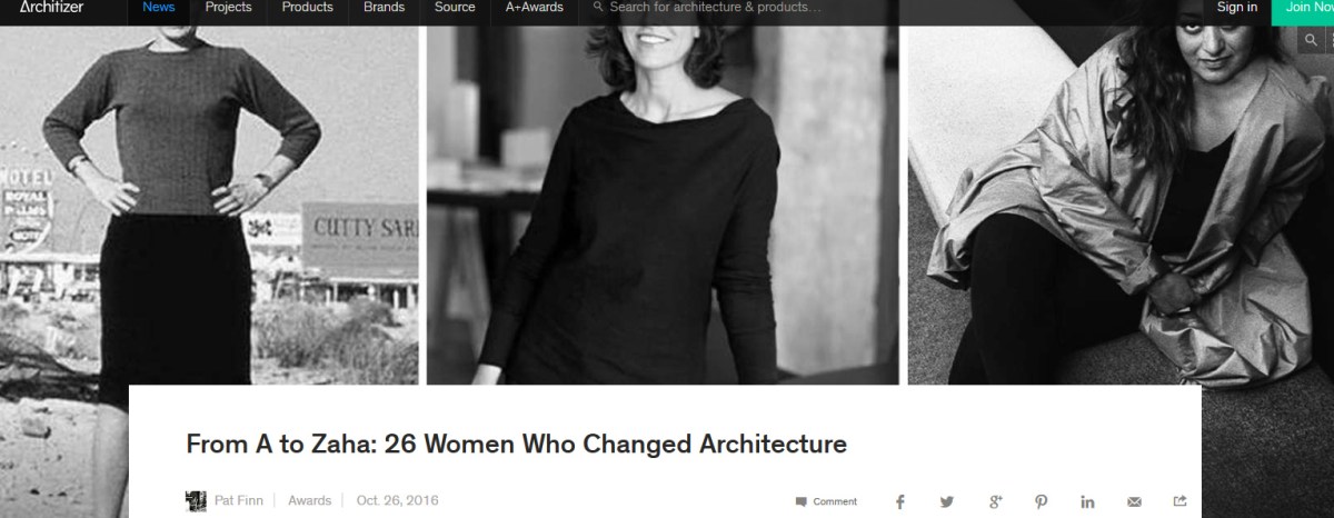 From A to Zaha: 26 Women Who Changed Architecture – Architizer (lo más leído y&nbsp;compartido)